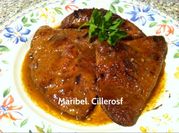 Una foto de recetas fáciles con higado de res
