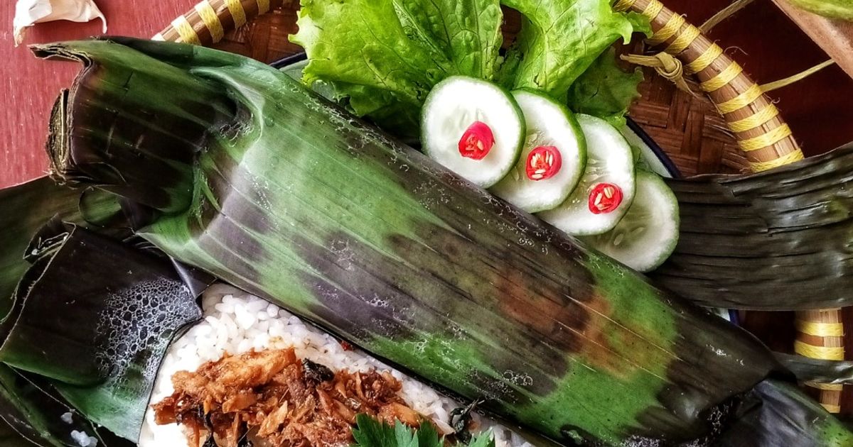 Nasi Bakar Ikan Kecap Pedas Kemangi