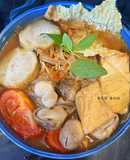 Bánh Đa Đỏ Nấu Chay