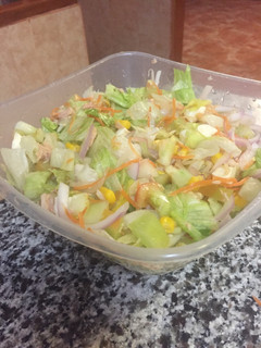 Una foto de Ensalada verde