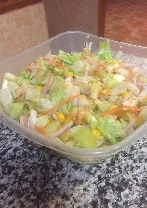 Una foto de Ensalada verde