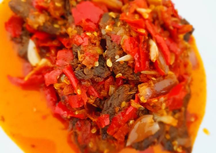 Cara Buat Dendeng Balado Kekinian