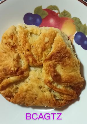 Una foto de Kouign amann (pan francés) a mi estilo