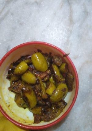 A picture of Parwal masala.