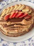 Delicioso desayuno (pancakes de avena)