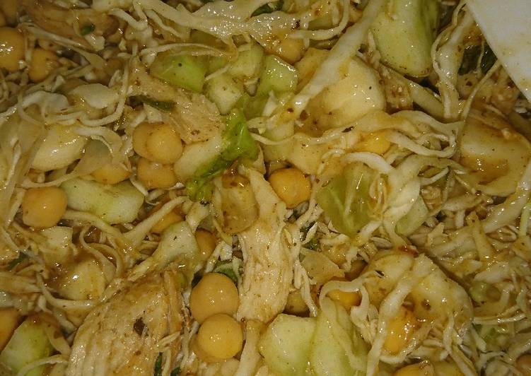 Recipe of Any-night-of-the-week Salad Chana with vegi and fruit
