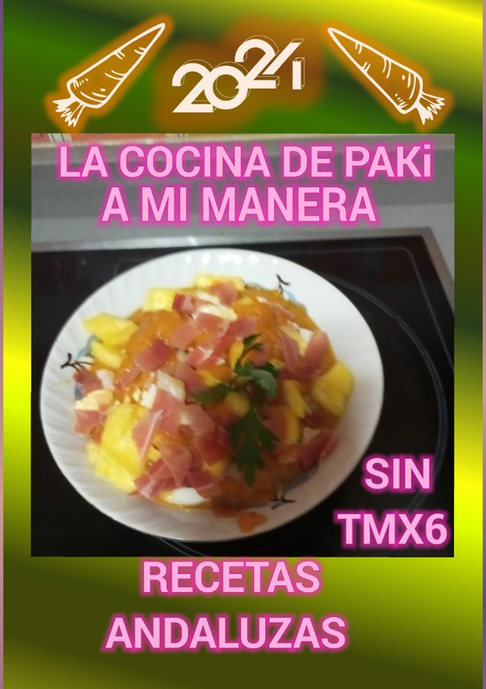 Una foto de Crema de zanahoria y langostinos a mi manera