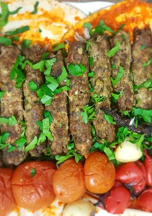 صورة لوصفة كباب بالفرن