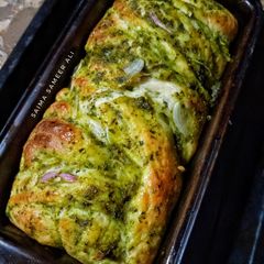 Pesto bread(basil flavour) A picture of Pesto bread(basil flavour).