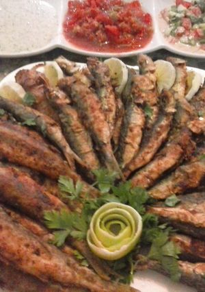 صورة لوصفة طريقة عمل سمك سردين مقلي