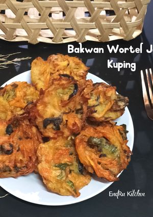 Foto resep Bakwan Wortel Jamur Kuping