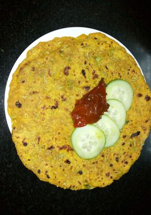 A picture of Cucumber paratha.