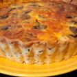 Quiche de pollo con verduras