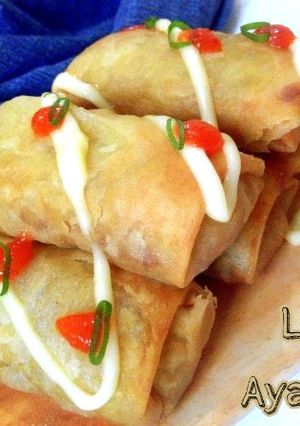 Foto resep 30. Lumpia Isi ayam Jamur