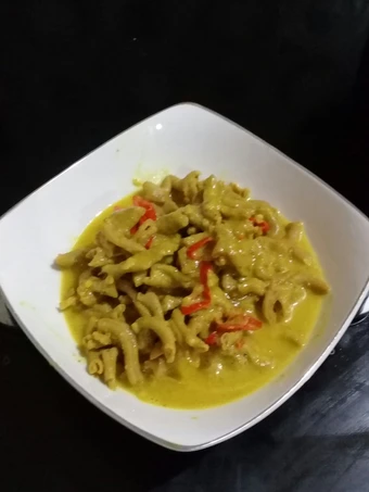 Langkah Mudah untuk Membikin Resep Usus bumbu kuning santan yang Uenak Anti Ribet, Sempurna