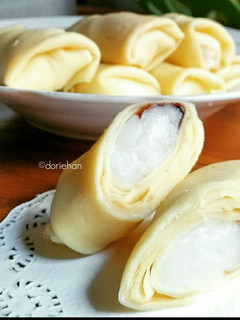 Foto resep Dadar Gulung isi Vla Susu simple
