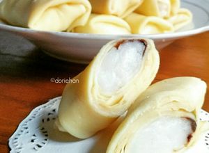 Foto resep Dadar Gulung isi Vla Susu simple