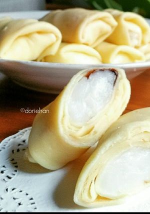 Foto resep Dadar Gulung isi Vla Susu simple