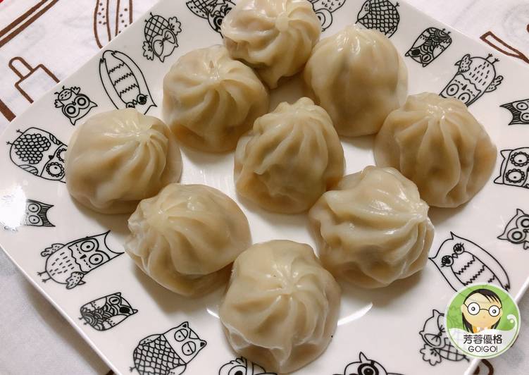 冷凍黃金寶爆漿湯包~水波爐料理