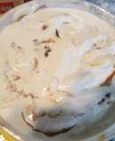 Butter pecan ice cream with caramel