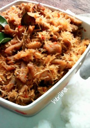 Foto resep Serondeng usus ayam ala yumh ku😘