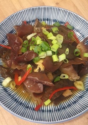 涼拌黑木耳~簡單好做夏日涼拌菜 的食譜成品照片