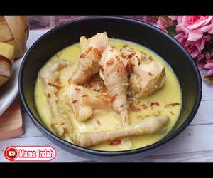 Resep mudah Opor Ayam Kampung Empuk by Mama Indah Paling Enak