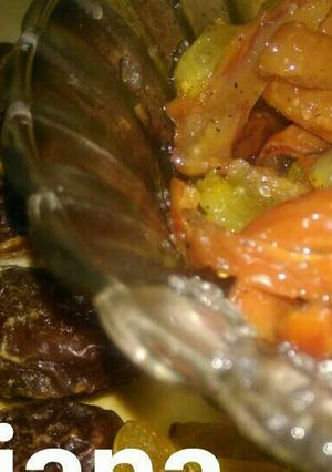 A picture of Dry dates n resin ka khatha Mitha murrabba.