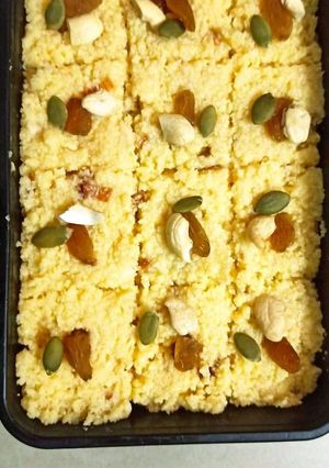 A picture of Milk cake.