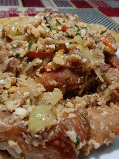 Foto resep Gurami saus telur asin