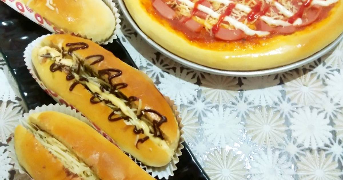 Resep 1 Adonan Untuk Pizza Roti Empuk Oleh Mamah Aura Cookpad Photo