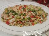 Tricolour Pearl Couscous Vegetable Salad