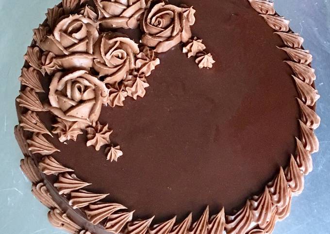 Italian chocolate sponge cake - high, soft and delicate
