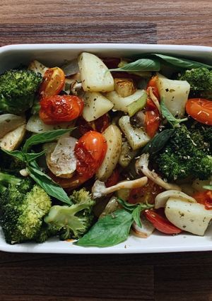 烤蔬菜 的食譜成品照片