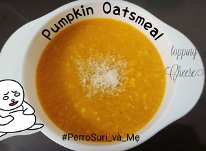 Hình của món Pumpkin oats soup - Súp bí đỏ yến mạch.