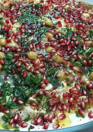 صورة لوصفة طريقة عمل فتة الحمص الشامية وعلى اصولها