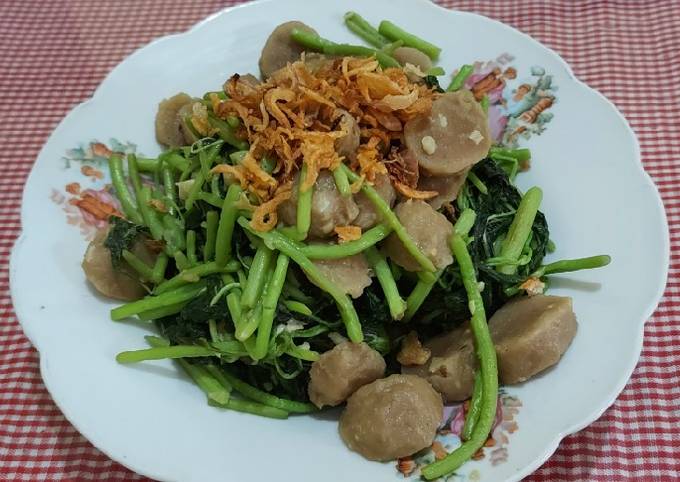 Resep Ca Bayam Bakso Oleh Eunike Mila - Cookpad