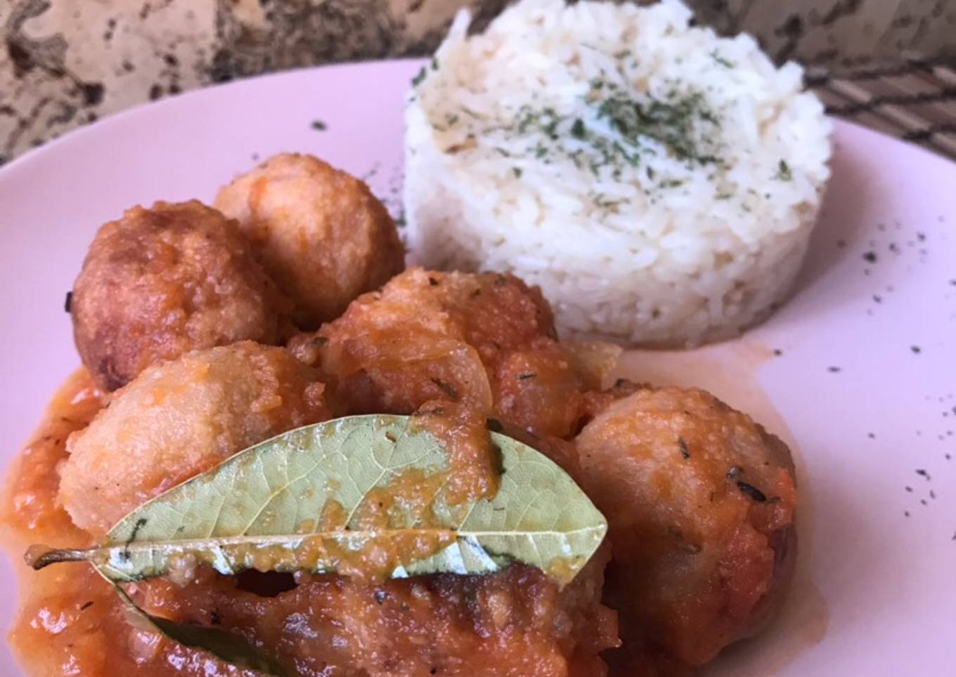 Albóndigas de pavo en salsa de tomate 🍅