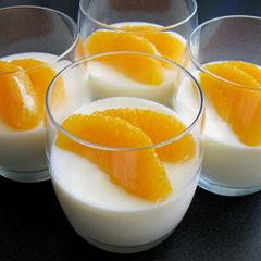 A picture of Orange Yoghurt Mousse.