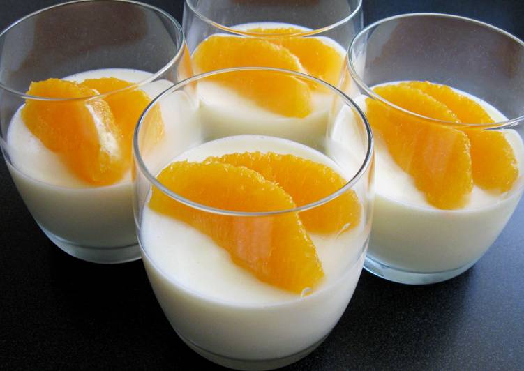 Recipe of Super Quick Homemade Orange Yoghurt Mousse