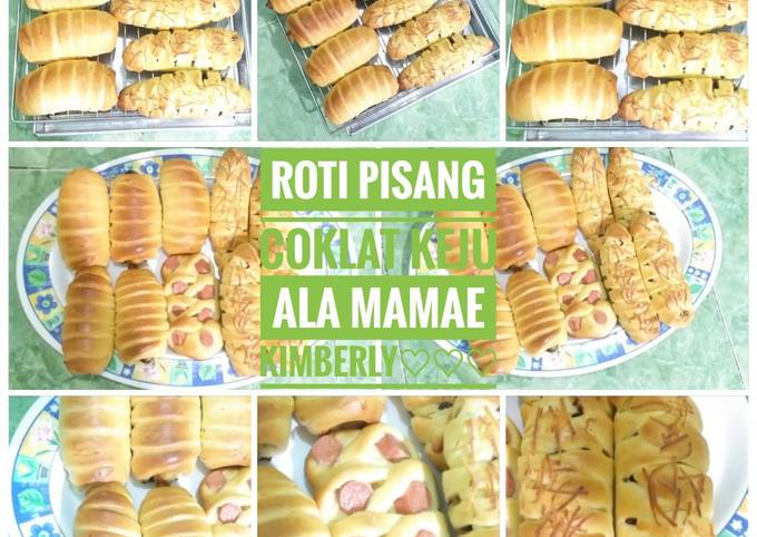 Roti Pisang Coklat Keju Empuk dan Lembut