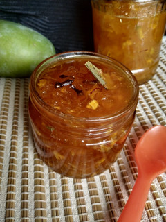 A picture of Raw mango murrabba.
