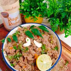 रागी रवा उपमा(finger millet upma recipe in Hindi)-レシピのメイン写真