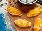Gambar croissant puff pastry keju