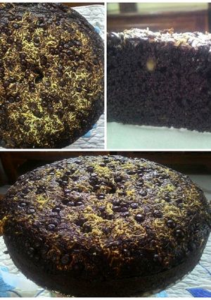 Foto resep Double Choco Banana Cake