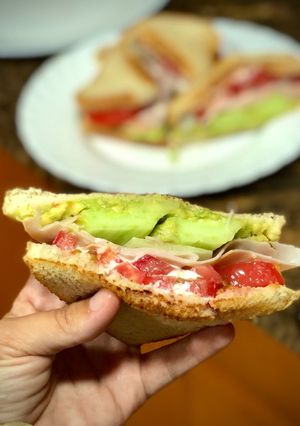 Una foto de Sándwich para noches de verano 🌙🫠
