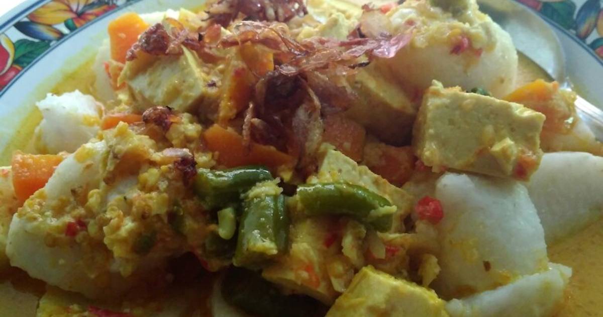 Resep Lontong Sayur Wortel Buncis Tahu No Msg Oleh Anindya Cookpad