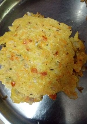 A picture of Masala rotti.