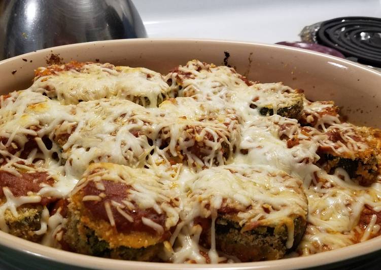 Steps to Make Quick Zuccinni Parmesean