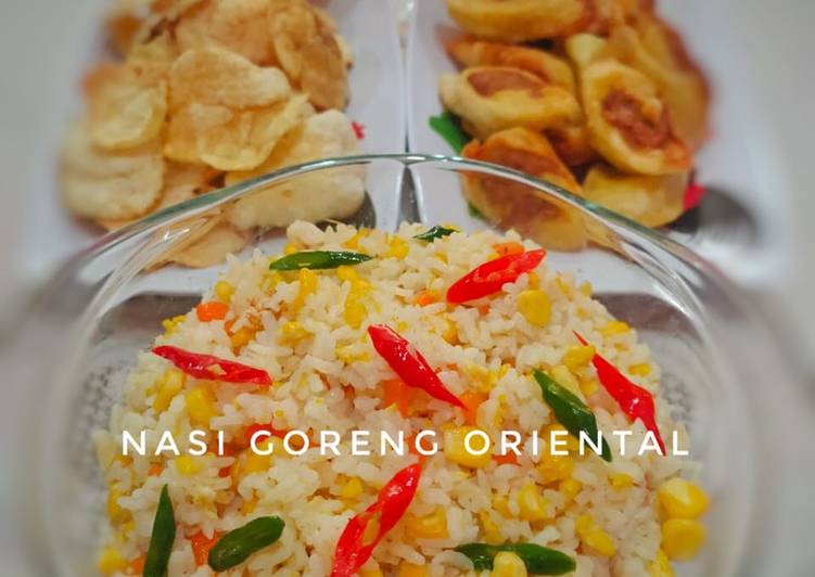 Cara Termudah Menyiapkan Nasi goreng oriental Lezat